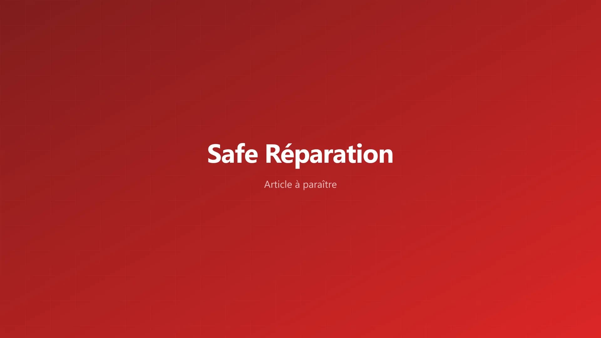Programme fidélité Safe Réparation : ce que vous gagnez vraiment